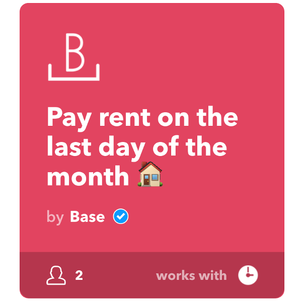 Monthly rent